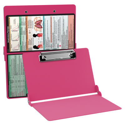 WhiteCoat Clipboard® - Pink Respiratory Edition